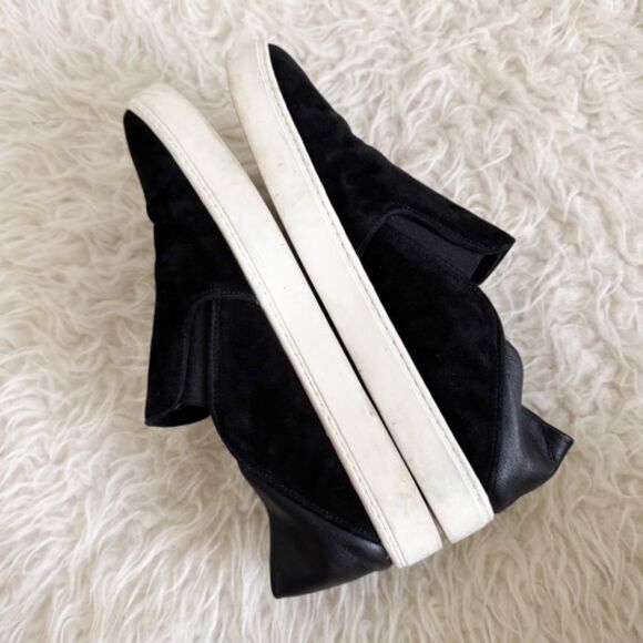 Vince Garvey Black Suede Slip On Sneakers | Size 9.5 - Picture 9 of 10